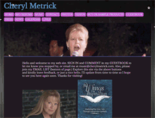 Tablet Screenshot of cherylmetrick.com